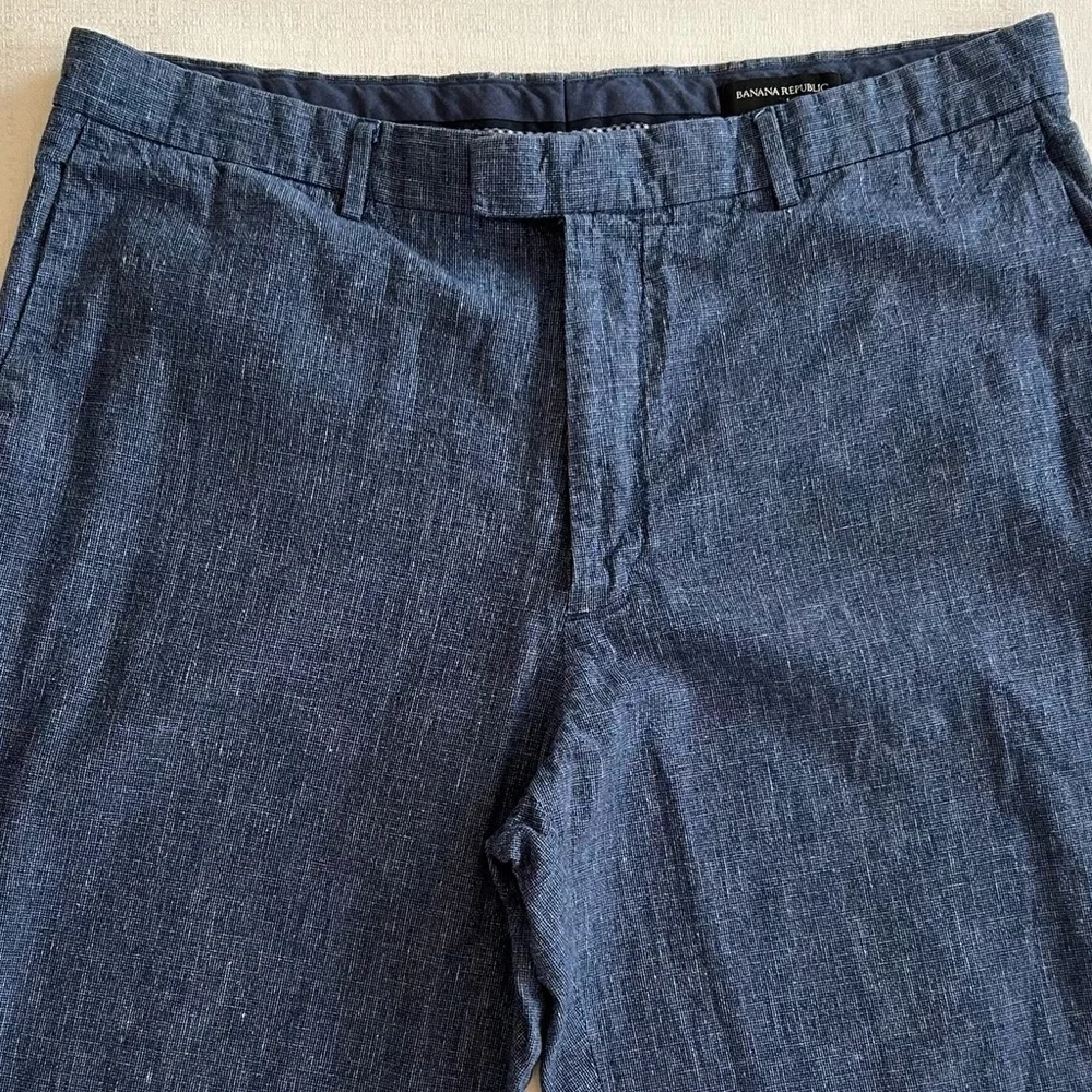 Banana Republic Standard Fit Linen Blend Pants